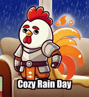 Rain Relaxing GIF by Zorooster