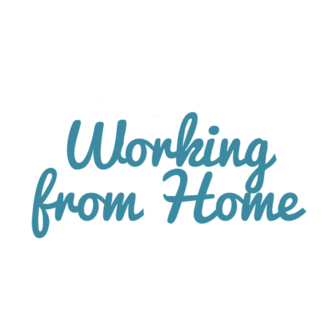 Workingfromhome 2M Sticker by The States of Guernsey