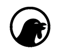 Eatlrg fire chicken hamilton friedchicken Sticker