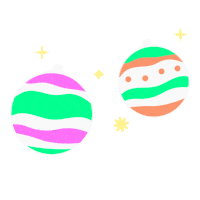 Christmas Bolitas Sticker