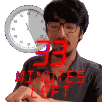 33 Minutes Sticker