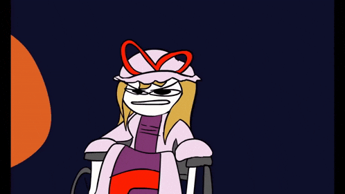 Wheelchair Yukari GIF