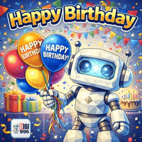 Happy Birthday Celebration GIF by Digi 995