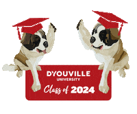 Graduation Saints Sticker by D'Youville University