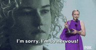 Nervous Julia Garner GIF by Emmys