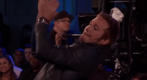 Chris Pratt Applause GIF by MTV Movie & TV Awards