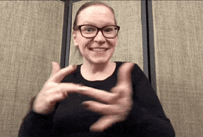 Excited Asl GIF