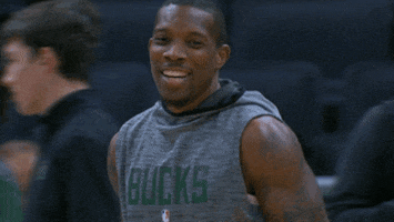 happy eric bledsoe GIF by NBA
