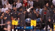 happy fired up GIF by NBA