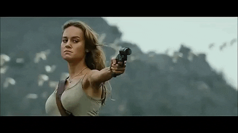 giphyupload brie larson bad ass kong skull island mason weaver GIF