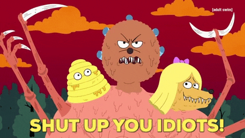 Goldilocks And The Three Bears Shut Up GIF by Adult Swim