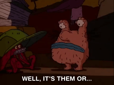 nickrewind giphydvr nicksplat aaahh real monsters giphyarm002 GIF