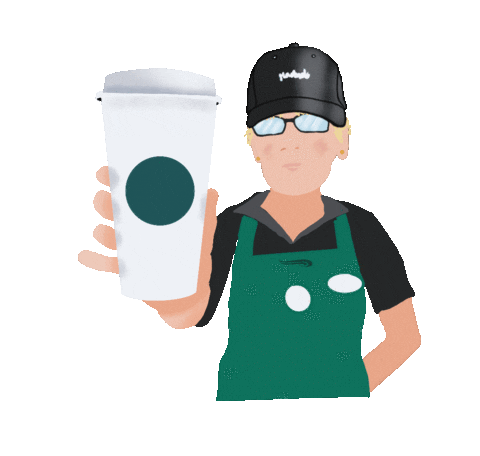 Coffee Starbucks Sticker by University of Southern Indiana