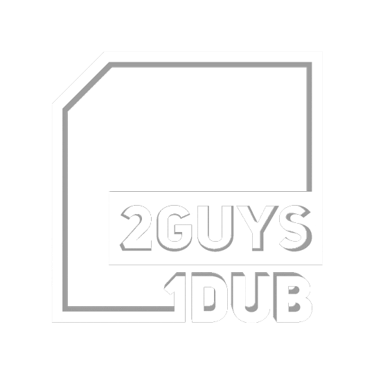 2Guys1Dub giphyupload logo giphystrobetesting 3d Sticker