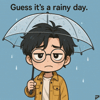 Rainy Day Side Eye GIF by Persona
