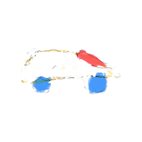Driving Car Crash Sticker by A Reason To Feel