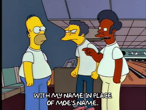 homer simpson moe syzlak GIF
