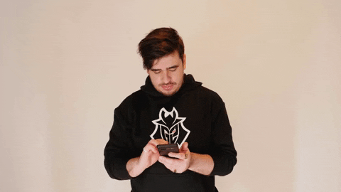 Happy Phone GIF by G2 Esports