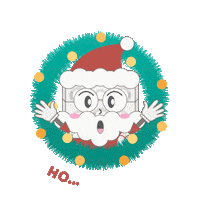 Happy Merry Christmas Sticker by Mukura Ceramics