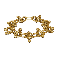 3D Gold Sticker by Carol Civre