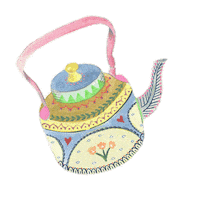 India Drawing Sticker by Oilily