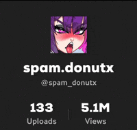 X Donut GIF