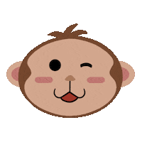 Karla_Kiky hey wink funny face cute animals Sticker