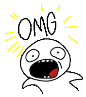 Oh No Reaction Sticker by Mr. LeftHand