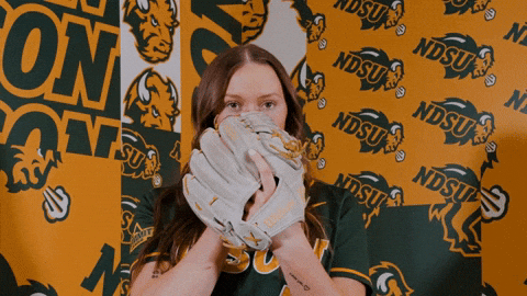 Softball GIF by NDSU Athletics
