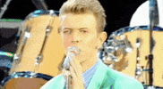 david bowie mic GIF
