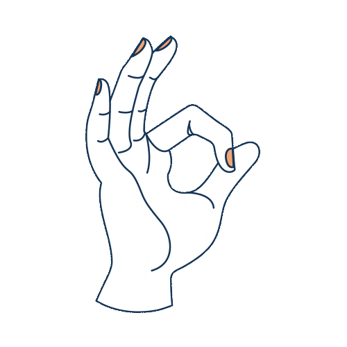 hand ok Sticker by TOUCHLAND