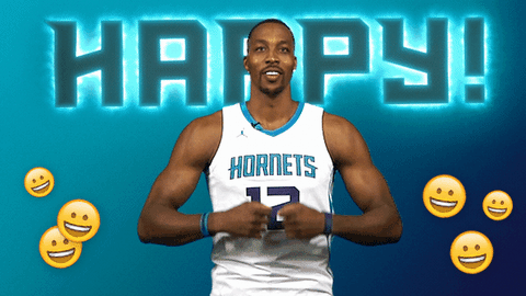dwight howard basketball GIF by Charlotte Hornets