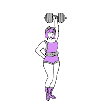 Megsquats Strongerbytheday Sticker by Strong Strong Friends
