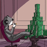 Money Smoking GIF by CC0 Studios