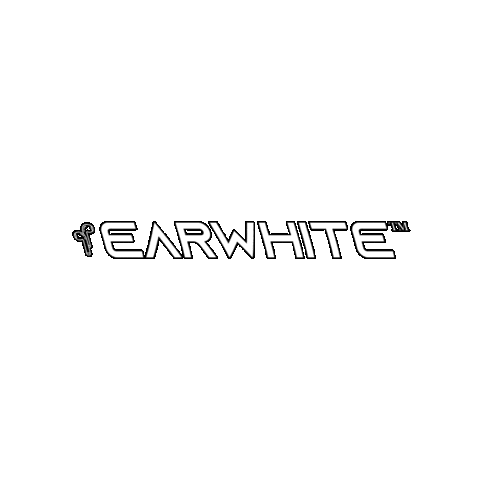 earwhite giphygifmaker music cool white Sticker