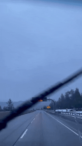 Snow Driving GIF