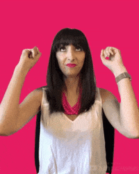 jennrobbins pointing pointing up jenn jenn robbins GIF