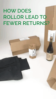 Fewer returns with Rollor creative packaging