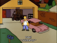 Frustrated Season 3 GIF by The Simpsons