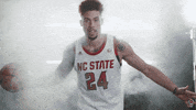 Yelling Nc State Basketball GIF by NC State Athletics