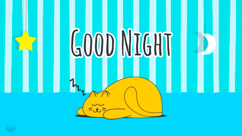Good Night Sleeping GIF by Omer Studios