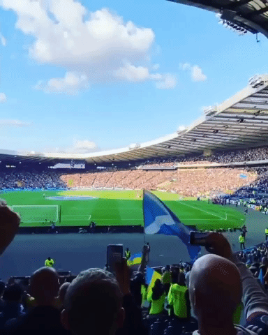 Packed Stadium for Ukraine-Scotland WC Qualifier