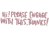 Engage Social Media Sticker