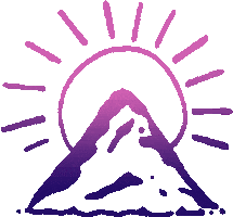 Beloften sun olympics mountain sunrise Sticker