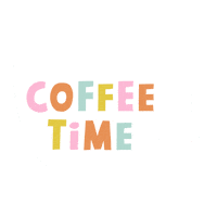 majafaber coffee rainbow white time Sticker
