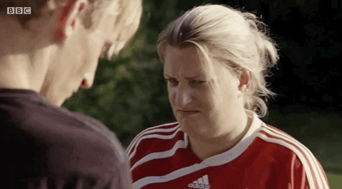 bbc giphyupload weird look okay GIF
