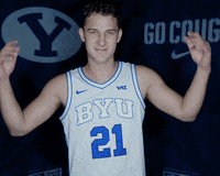 Byu Basketball Sport GIF by BYU Cougars