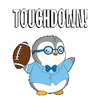 Throwing Tom Brady Sticker by Pudgy Penguins