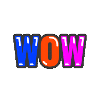 Abril Wow Sticker by Jackie Smith BA