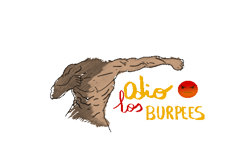 Burpees Sticker by Trainer4Fit